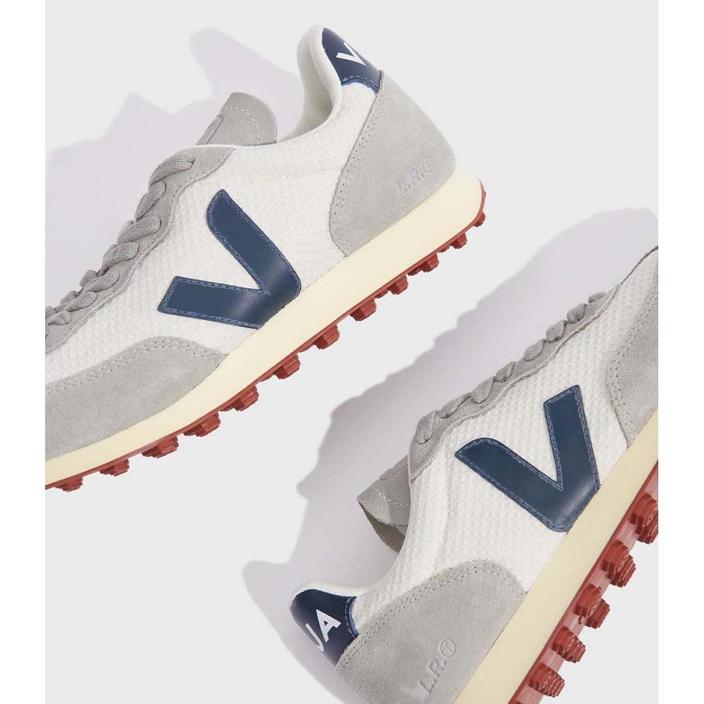 Veja RIO BRANCO HEXAMESH Men's Running Shoes Grey/Blue | NZ 167WNB